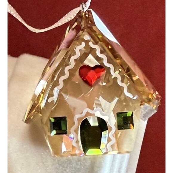 Swarovski Gingerbread House Ornament MIB #5395977 CHRISTMAS ORNAMENT - Picture 2 of 6